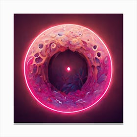 Pink Hole 3 Canvas Print