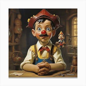 Clown Canvas Print