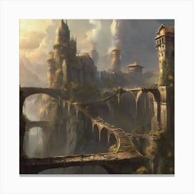 Fantasy Castle 99 Canvas Print