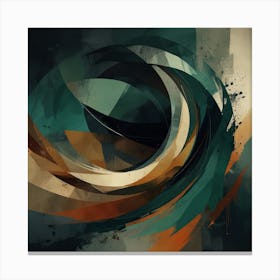 Abstract Swirl Canvas Print