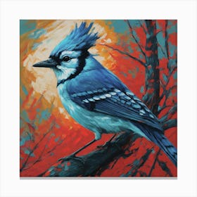 Blue Jay 1 Canvas Print