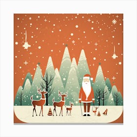 Christmas Santa 1 Canvas Print