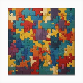 Puzzle Art 1 Art Print 0 Canvas Print