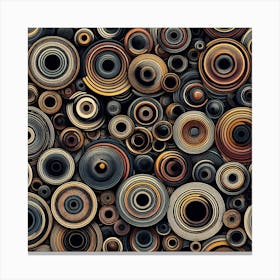 Circle Pattern Canvas Print