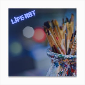 Life Art Canvas Print