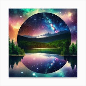 Galaxy Painting 9 Canvas Print