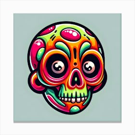 Sugar Skull 10 Canvas Print