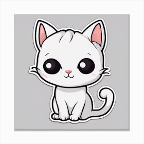 Kawaii Cat Canvas Print