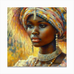 African Woman 14 Canvas Print