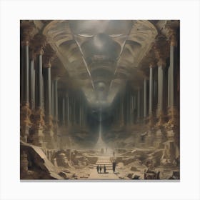 The ruins Canvas Print