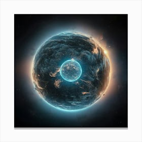 Nasa Planet Canvas Print