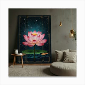 Lotus Flower 1 Canvas Print