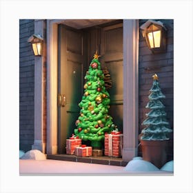 Christmas Tree 70 Canvas Print