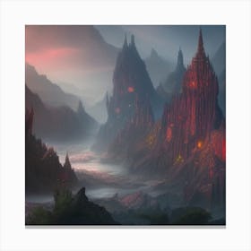 Fantasy Landscape Canvas Print