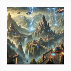 Thunder Provinces Canvas Print