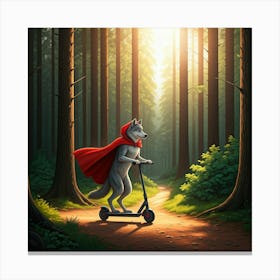 Red Riding Hood Canvas Print