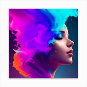 Color Splash Canvas Print