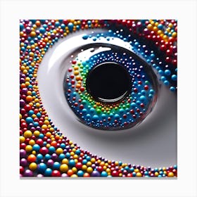 Rainbow Eye Canvas Print