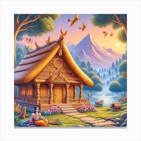 Thai House Canvas Print