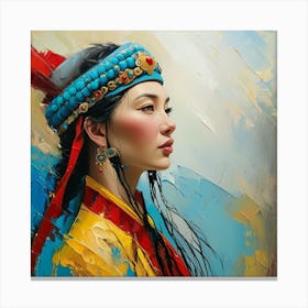 Tibetan Woman Canvas Print