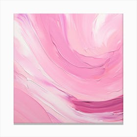 Abstract Pink Painting 2 Canvas Print