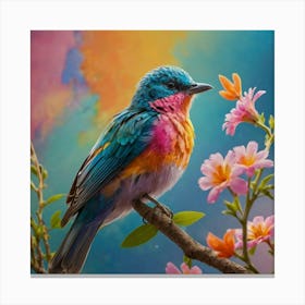 Colorful Bird 1 Canvas Print