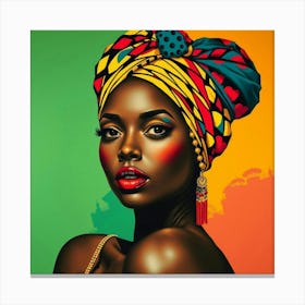 African Woman 15 Canvas Print