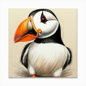 Puffin 15 Canvas Print