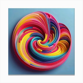 Spiral Art Canvas Print