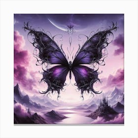 Butterfly In The Sky 21 Canvas Print