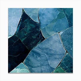 Blue Tiles Canvas Print