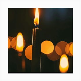 Candles Canvas Print