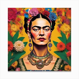 Frida Kahlo A Captivating Mexican 9 Canvas Print