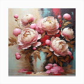 Peonies 14 Canvas Print