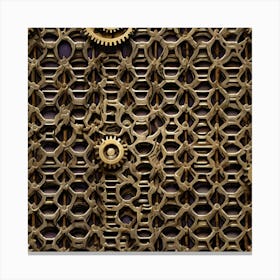 Steampunk Background 2 Canvas Print