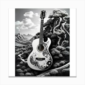 Yin and Yang in Guitar Harmony 29 Canvas Print