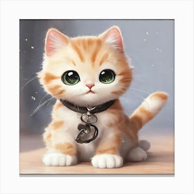 Cute Kitten 1 Canvas Print