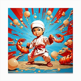 Karate Kid Canvas Print