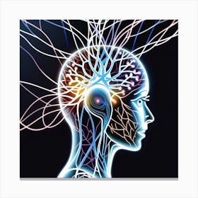 Woman'S Brain 5 Canvas Print