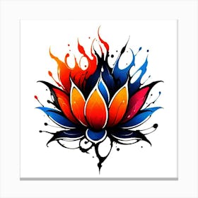 Lotus Flower 111 Canvas Print