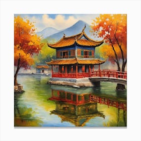 Chinese Pagoda Canvas Print