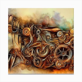 Steam Engine Canvas Print
