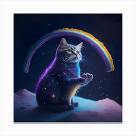 Cat Galaxy (100) Canvas Print