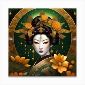 Geisha 34 Canvas Print