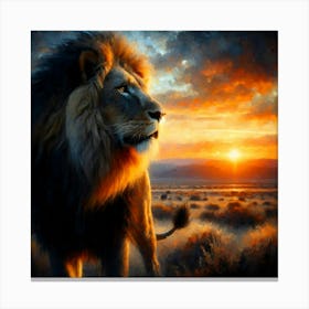 Wild Animal Illustration 101 Canvas Print