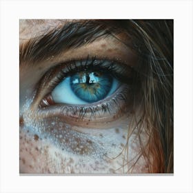 Eye Of A Woman Canvas Print