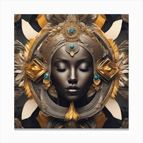 Crowned Elegance Canvas Print