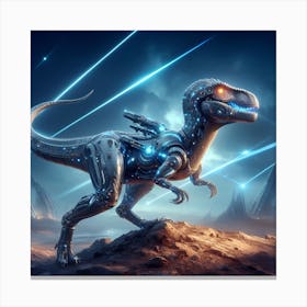 Robotic Dinosaur Canvas Print