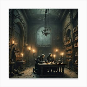 Dark Room Canvas Print