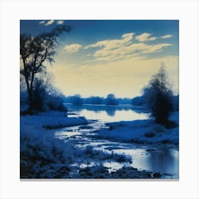 'Blue River' 2 Canvas Print